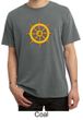 Mens Yoga Shirt Dharma Pigment Dyed Tee T-Shirt