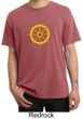 Mens Yoga Shirt Dharma Pigment Dyed Tee T-Shirt