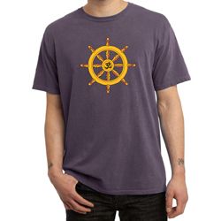 Mens Yoga Shirt Dharma Pigment Dyed Tee T-Shirt