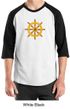 Mens Yoga Shirt Dharma Raglan Tee T-Shirt