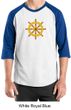 Mens Yoga Shirt Dharma Raglan Tee T-Shirt