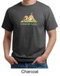 Mens Yoga Shirt Downward Human Organic Tee T-Shirt