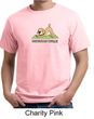 Mens Yoga Shirt Downward Human Organic Tee T-Shirt