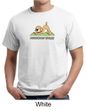 Mens Yoga Shirt Downward Human Organic Tee T-Shirt
