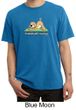 Mens Yoga Shirt Downward Human Pigment Dyed Tee T-Shirt