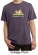 Mens Yoga Shirt Downward Human Pigment Dyed Tee T-Shirt