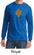 Mens Yoga Shirt Endless Knot Long Sleeve Tee T-Shirt