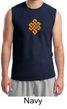 Mens Yoga Shirt Endless Knot Muscle Tee T-Shirt