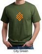 Mens Yoga Shirt Endless Knot Organic Tee T-Shirt