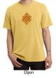 Mens Yoga Shirt Endless Knot Pigment Dyed Tee T-Shirt