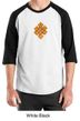 Mens Yoga Shirt Endless Knot Raglan Tee T-Shirt
