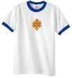 Mens Yoga Shirt Endless Knot Ringer Tee T-Shirt