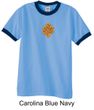 Mens Yoga Shirt Endless Knot Ringer Tee T-Shirt