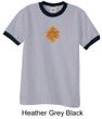 Mens Yoga Shirt Endless Knot Ringer Tee T-Shirt