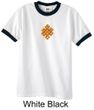 Mens Yoga Shirt Endless Knot Ringer Tee T-Shirt