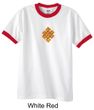 Mens Yoga Shirt Endless Knot Ringer Tee T-Shirt
