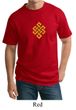 Mens Yoga Shirt Endless Knot Tall Tee T-Shirt