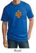 Mens Yoga Shirt Endless Knot Tall Tee T-Shirt