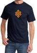 Mens Yoga Shirt Endless Knot Tee T-Shirt