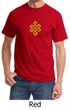 Mens Yoga Shirt Endless Knot Tee T-Shirt
