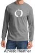 Mens Yoga Shirt Enso Happiness Long Sleeve Tee T-Shirt