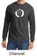 Mens Yoga Shirt Enso Happiness Long Sleeve Tee T-Shirt