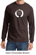Mens Yoga Shirt Enso Happiness Long Sleeve Tee T-Shirt