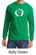 Mens Yoga Shirt Enso Happiness Long Sleeve Tee T-Shirt