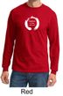 Mens Yoga Shirt Enso Happiness Long Sleeve Tee T-Shirt