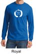 Mens Yoga Shirt Enso Happiness Long Sleeve Tee T-Shirt