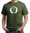 Mens Yoga Shirt Enso Happiness Organic Tee T-Shirt