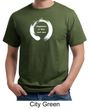 Mens Yoga Shirt Enso Happiness Organic Tee T-Shirt