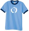 Mens Yoga Shirt Enso Happiness Ringer Tee T-Shirt