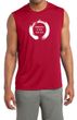Mens Yoga Shirt Enso Happiness Sleeveless Moisture Wicking Tee