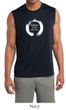 Mens Yoga Shirt Enso Happiness Sleeveless Moisture Wicking Tee