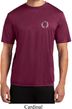 Mens Yoga Shirt Enso Pocket Print Moisture Wicking Tee T-Shirt