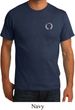 Mens Yoga Shirt Enso Pocket Print Organic Tee T-Shirt