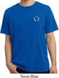 Mens Yoga Shirt Enso Pocket Print Pigment Dyed Tee T-Shirt