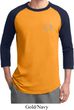 Mens Yoga Shirt Enso Pocket Print Raglan Tee T-Shirt