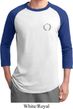 Mens Yoga Shirt Enso Pocket Print Raglan Tee T-Shirt