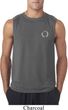 Mens Yoga Shirt Enso Pocket Print Sleeveless Tee T-Shirt