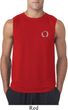 Mens Yoga Shirt Enso Pocket Print Sleeveless Tee T-Shirt