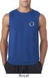 Mens Yoga Shirt Enso Pocket Print Sleeveless Tee T-Shirt