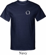 Mens Yoga Shirt Enso Pocket Print Tall Tee T-Shirt
