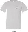 Mens Yoga Shirt Enso Pocket Print Tall Tee T-Shirt
