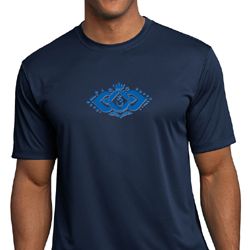 Mens Yoga Shirt Floral Ajna Moisture Wicking Tee T-Shirt