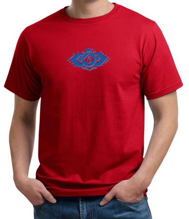 Mens Yoga Shirt Floral Ajna Organic Tee T-Shirt