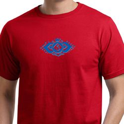 Mens Yoga Shirt Floral Ajna Organic Tee T-Shirt