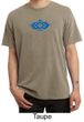 Mens Yoga Shirt Floral Ajna Pigment Dyed Tee T-Shirt