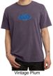 Mens Yoga Shirt Floral Ajna Pigment Dyed Tee T-Shirt